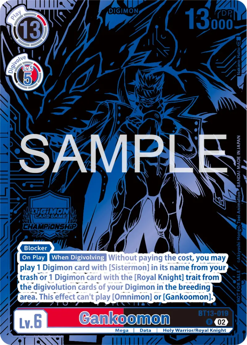 Jesmon (X Antibody) [Bt10-016] (2023 Championship Finals 1St Place) [Versus Royal Knights Promos] 1