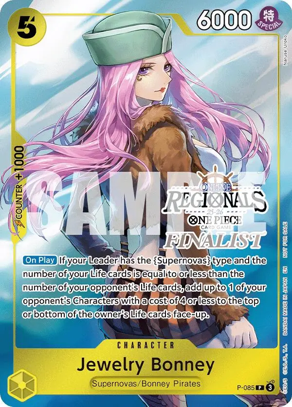 Jewelry Bonney (Online Regional Finalist Card Set 2025 Vol.2) [One Piece Promotion Cards] 1
