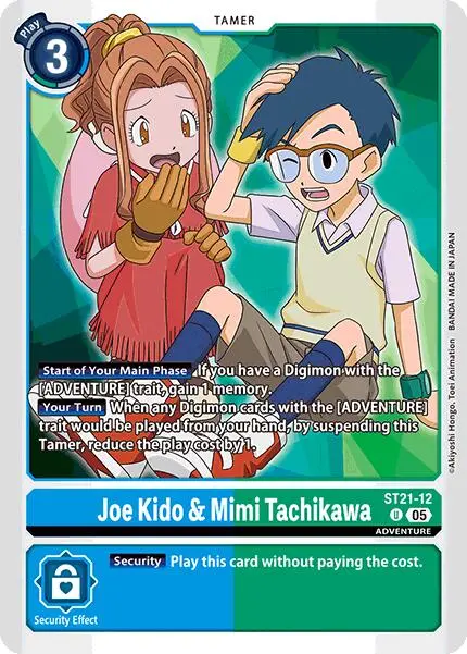 Joe Kido & Mimi Tachikawa [St21-12] [Starter Deck: Hero Of Hope] 1
