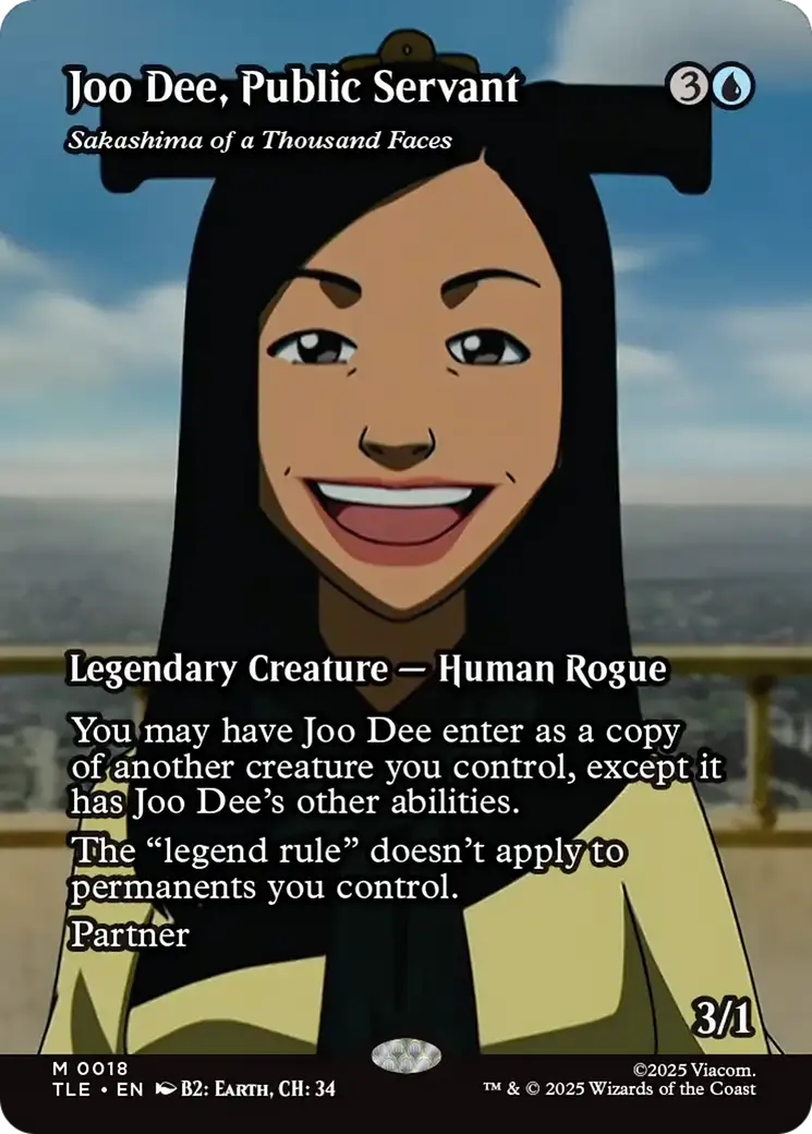 Joo Dee, Public Servant - Sakashima Of A Thousand Faces (Borderless) [Avatar: The Last Airbender: Eternal-Legal] 1