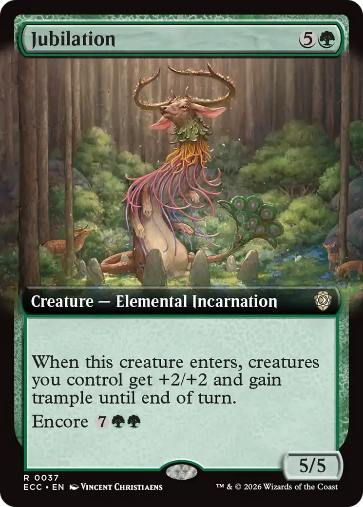 Jubilation (Extended Art) [Lorwyn Eclipsed Commander] 1