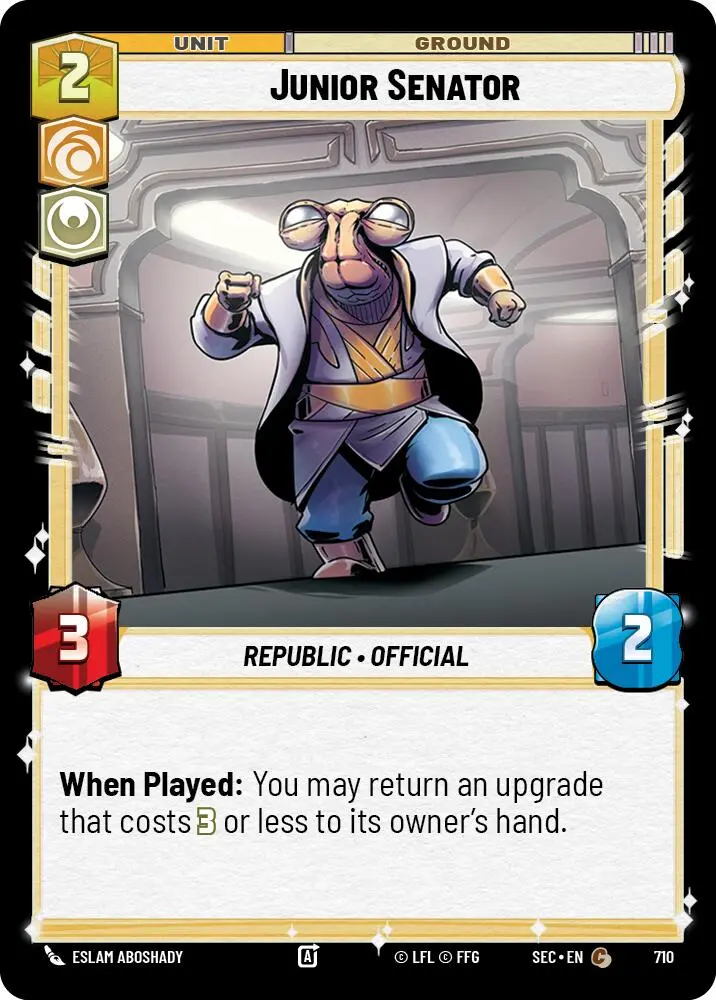 Junior Senator (710) (Foil) (710) [Secrets Of Power] 1