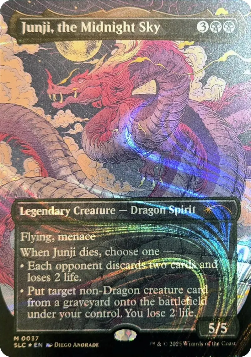Junji, The Midnight Sky (Halo Foil) [Secret Lair Countdown Kit] 1