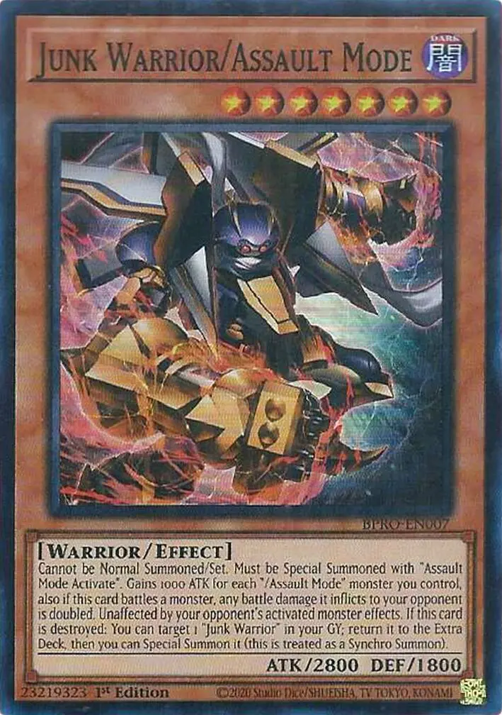 Junk Warrior/Assault Mode [Bpro-En007] Super Rare 1