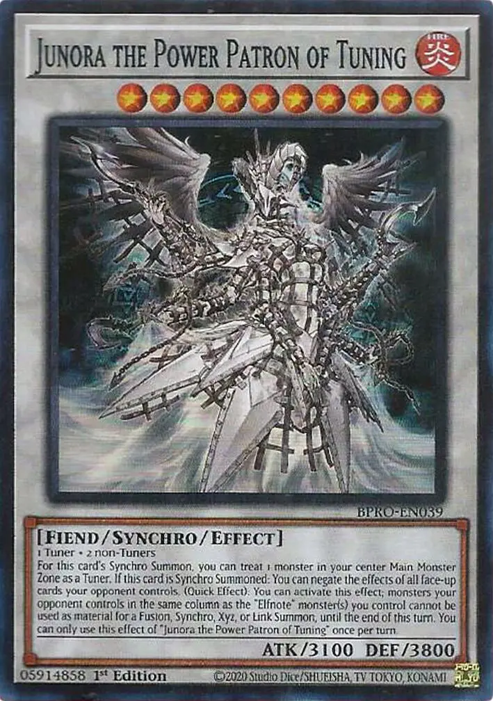 Junora The Power Patron Of Tuning [Bpro-En039] Super Rare 1