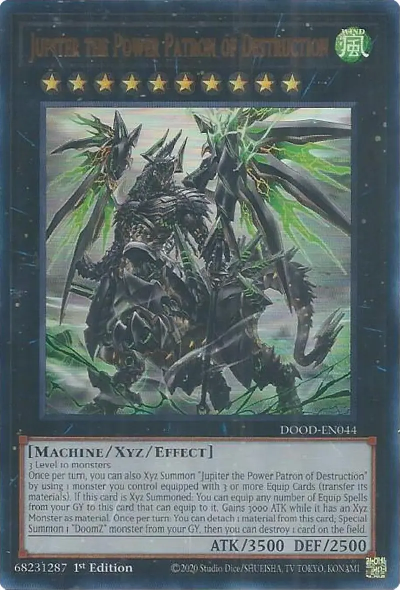 Jupiter The Power Patron Of Destruction [Dood-En044] Ultra Rare 1