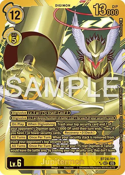 Jupitermon [Bt24-101] (Rare Pull) [Time Stranger] 1