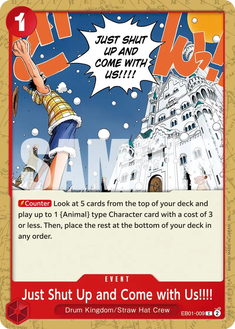 Just Shut Up And Come With Us!!!! (Reprint) [Premium Booster -The Best- Vol. 2] 1