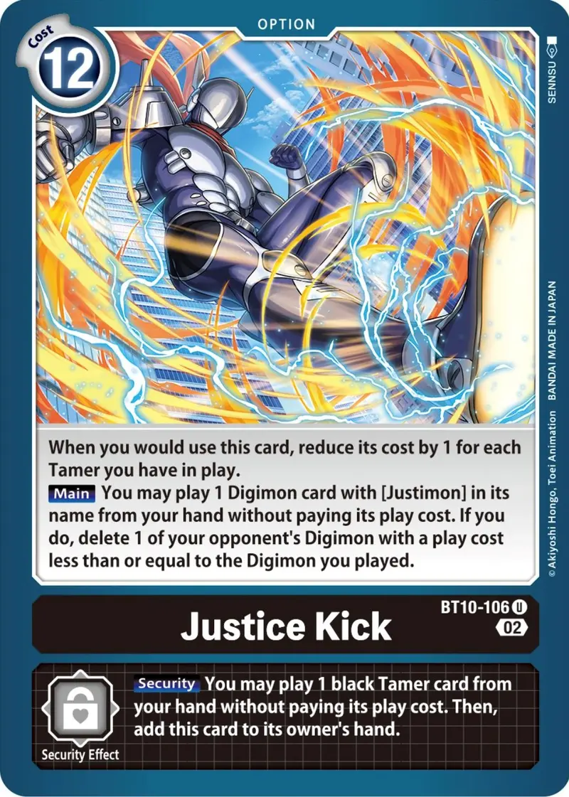 Justice Kick [Bt10-106] [Xros Encounter] 1