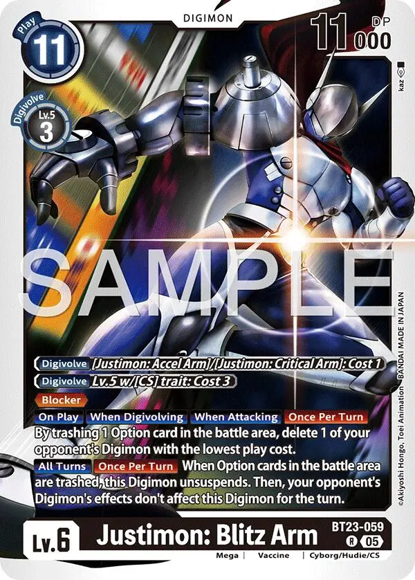 Justimon: Blitz Arm [Bt23-059] [Hackers' Slumber] 1