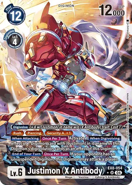Justimon (X Antibody) [Ex8-054] (Alternate Art) [Chain Of Liberation] 1