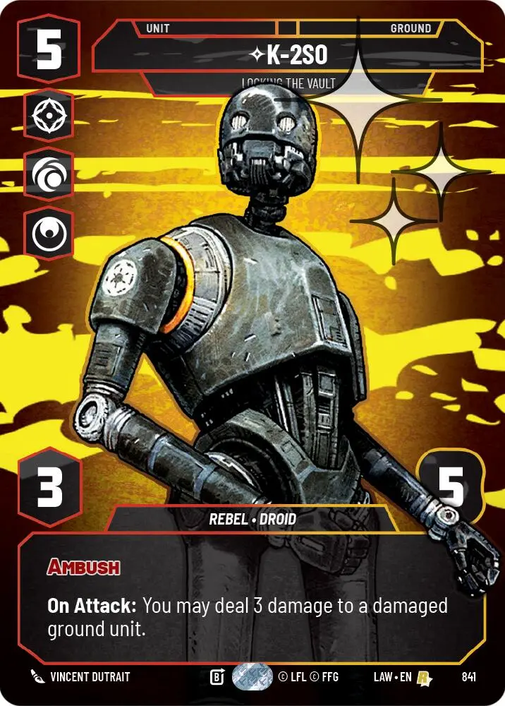 K-2S0 - Locking The Vault (Prestige Foil) (841) (841) [A Lawless Time] 1