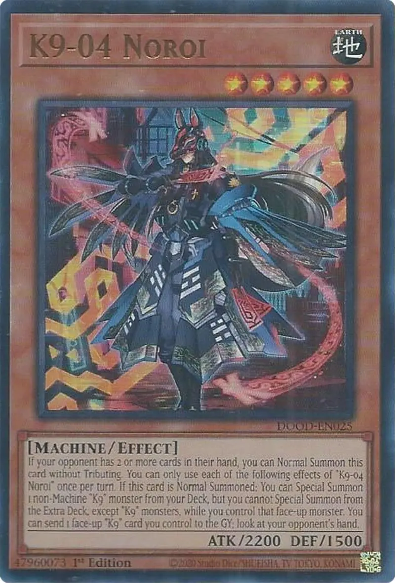 K9-04 Noroi [Dood-En025] Ultra Rare 1
