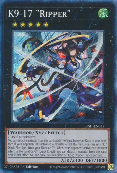 K9-17 "Ripper" (Cr) [Jush-En035] Collector's Rare 1