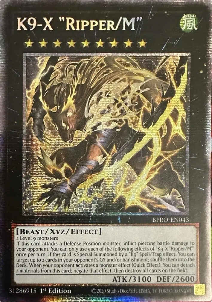 K9-X "Ripper/M" (Starlight Rare) [Bpro-En043] Starlight Rare 1