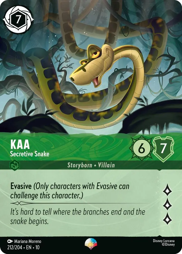Kaa - Secretive Snake (Epic) (212/204) [Whispers In The Well] 1