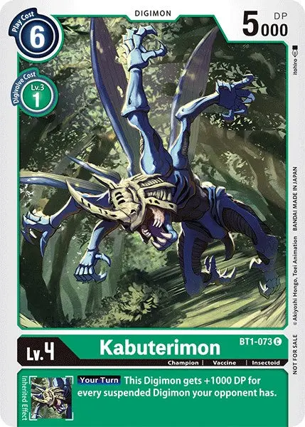 Kabuterimon [Bt1-073] (Official Tournament Pack Vol.3) [Release Special Booster Promos] 1