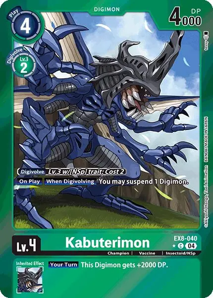 Kabuterimon [Ex8-040] (Limited Foil) [Chain Of Liberation] 1