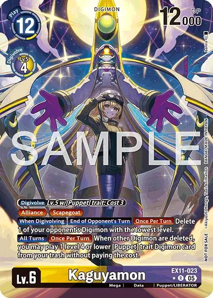 Kaguyamon [Ex11-023] (Box Topper) [Dawn Of Liberator] 1