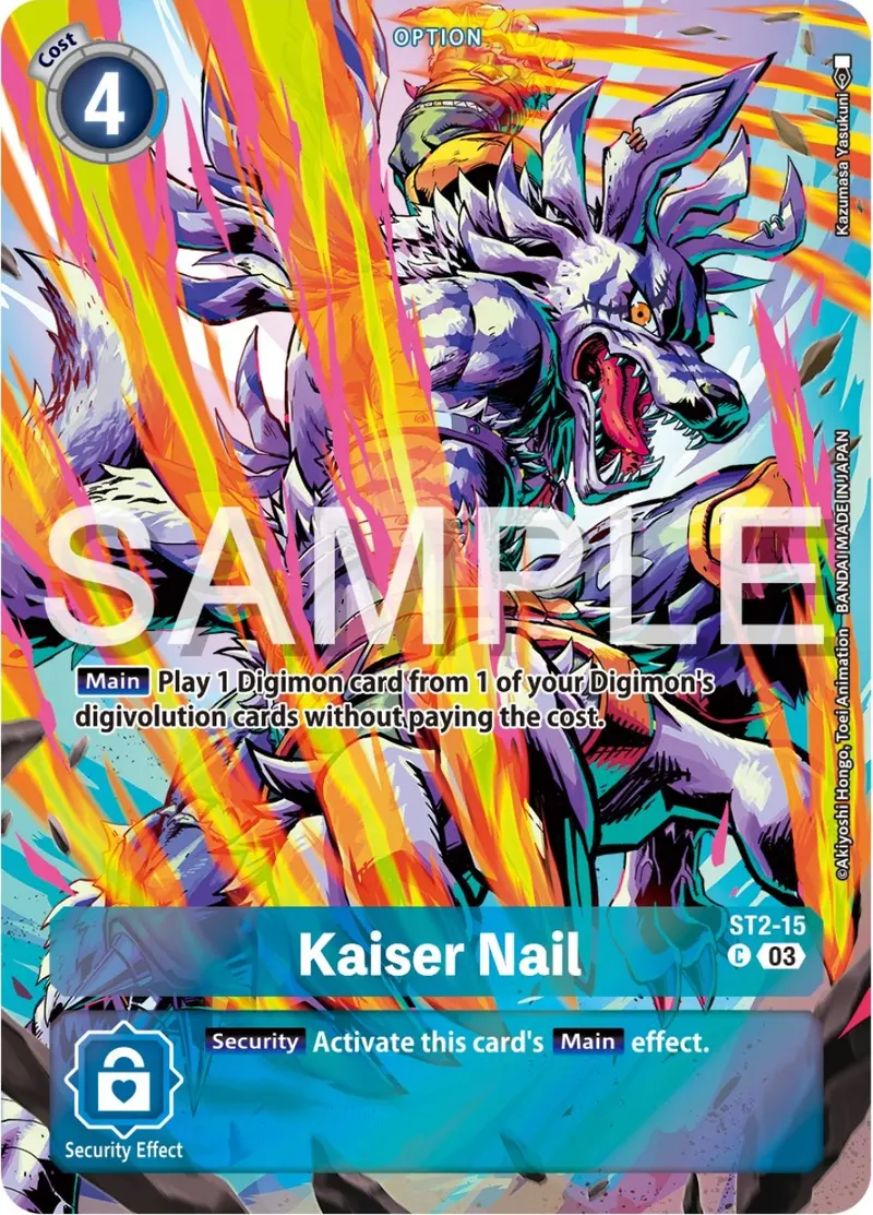 Kaiser Nail [St2-15] (Reprint) [Starter Deck: Double Typhoon Advanced Deck Set] 1