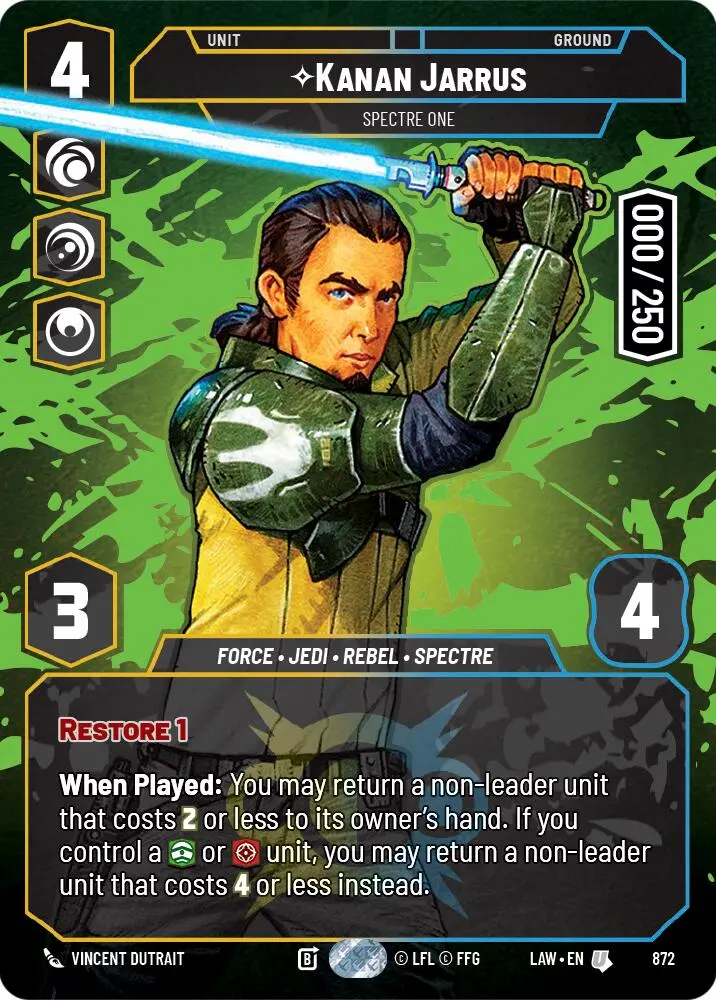 Kanan Jarrus - Spectre One (Serialized) (872) (872) [A Lawless Time] 1