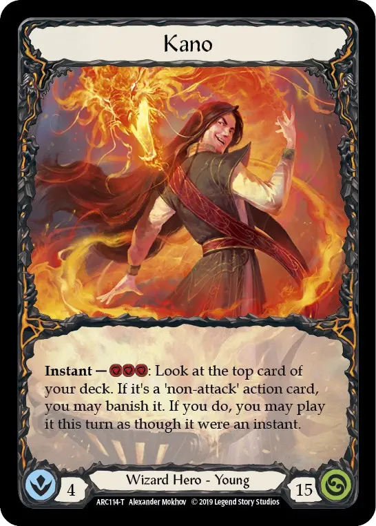 Kano // Viserai, Rune Blood [Arc114 // Arc075] (Arcane Rising) 1