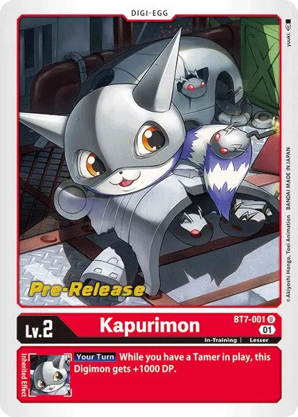 Kapurimon [Bt7-001] [Next Adventure Pre-Release Cards] 1