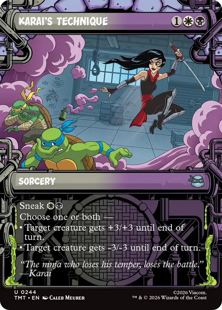 Karai's Technique (Showcase) [Teenage Mutant Ninja Turtles] 1