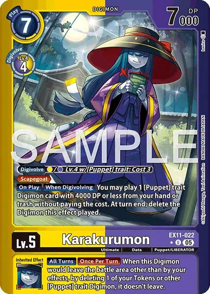 Karakurumon [Ex11-022] (Limited Foil) [Dawn Of Liberator] 1