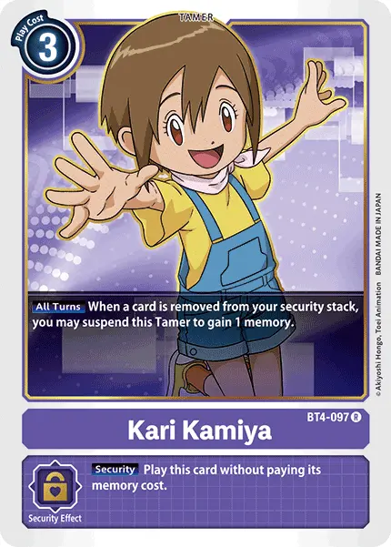 Kari Kamiya [Bt4-097] [Great Legend] 1
