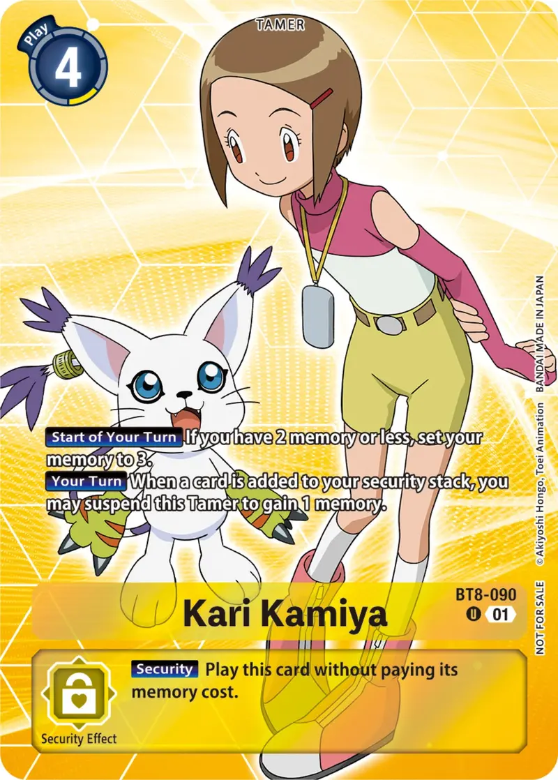 Kari Kamiya [Bt8-090] (Tamer Party Pack -The Beginning-) [New Awakening] 1