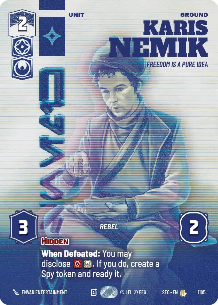 Karis Nemik - Freedom Is A Pure Idea (Prestige Foil) (1105) (1105) [Secrets Of Power] 1