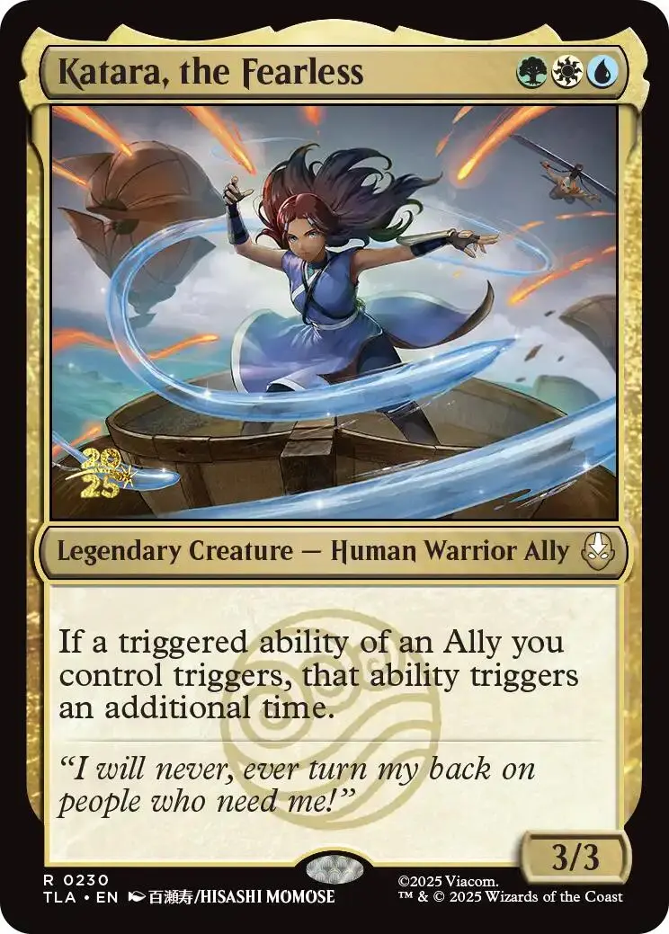 Katara, The Fearless [Avatar: The Last Airbender Prerelease Cards] 1