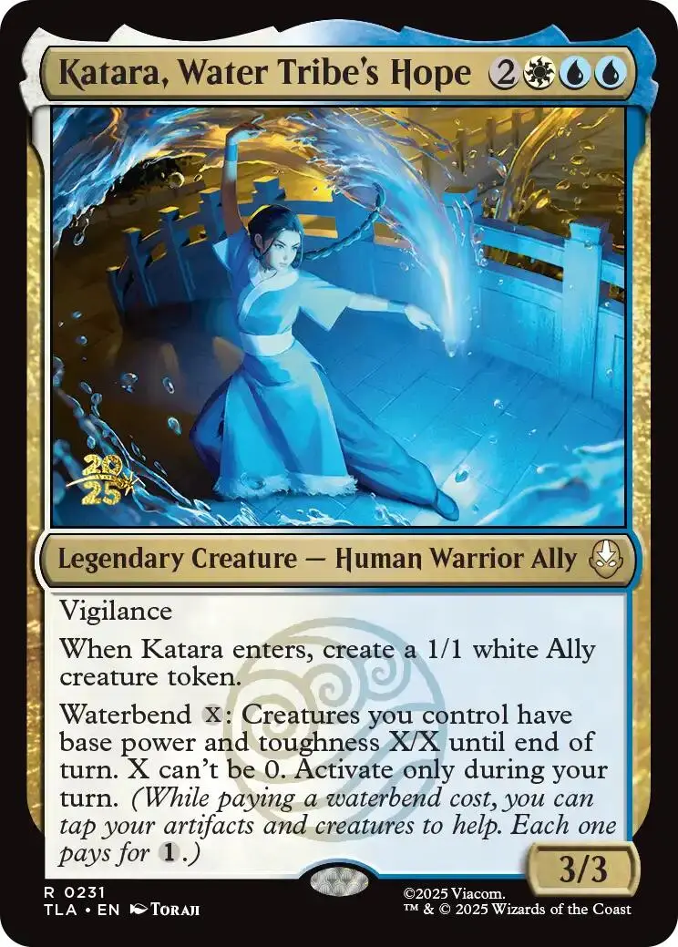 Katara, Water Tribe's Hope [Avatar: The Last Airbender Prerelease Cards] 1