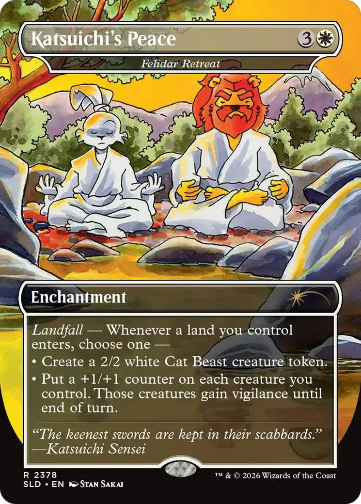 Katsuichi's Peace - Felidar Retreat [Secret Lair Drop Series] 1
