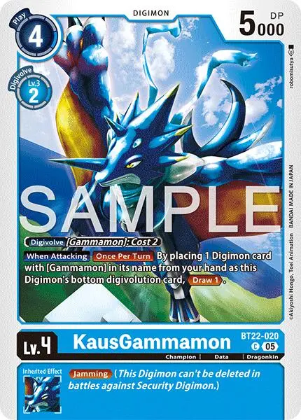 Kausgammamon [Bt22-020] [Cyber Eden] 1