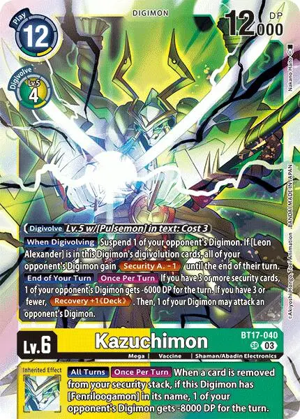 Kazuchimon [Bt17-040] [Secret Crisis] 1