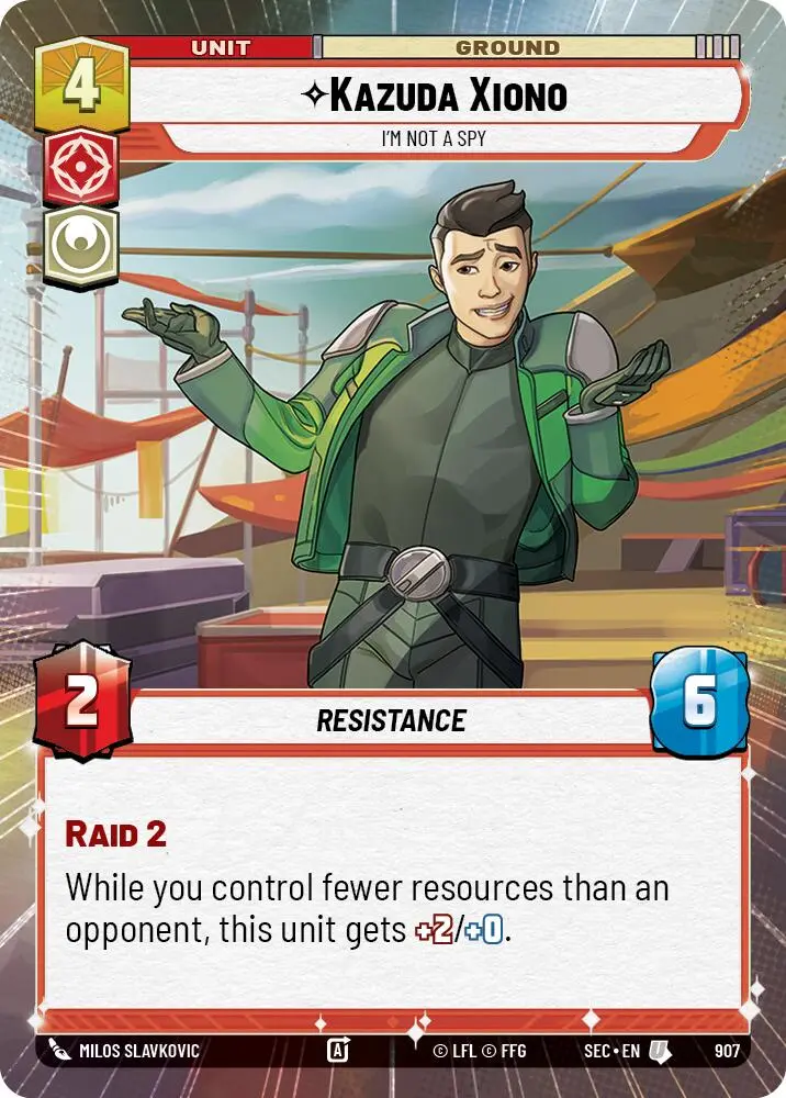 Kazuda Xiono - I'm Not A Spy (Hyperspace Foil) (907) (907) [Secrets Of Power] 1