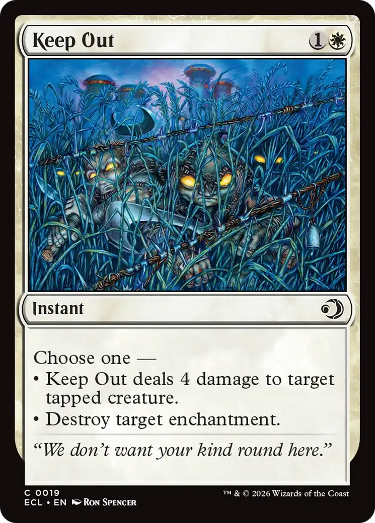 Keep Out [Lorwyn Eclipsed] 1