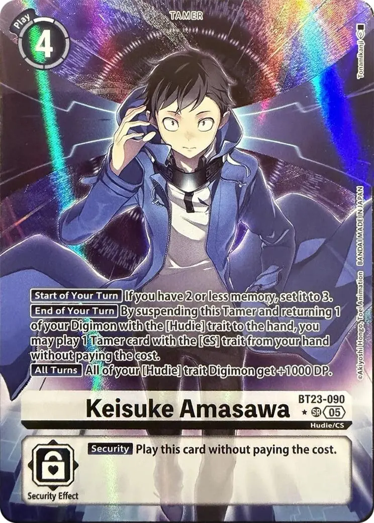 Keisuke Amasawa [Bt23-090] (Alternate Art) [Hackers' Slumber] 1