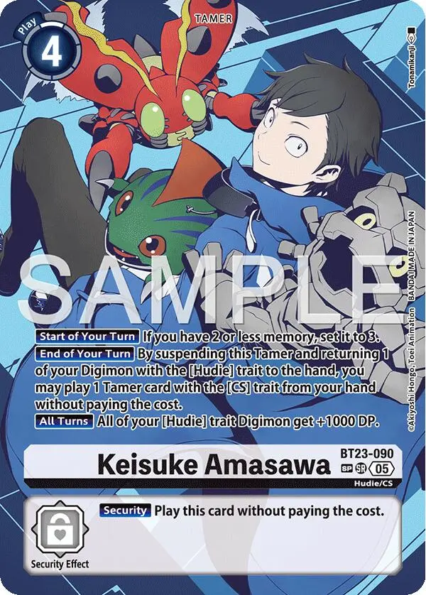 Keisuke Amasawa [Bt23-090] (Sp) [Hackers' Slumber] 1