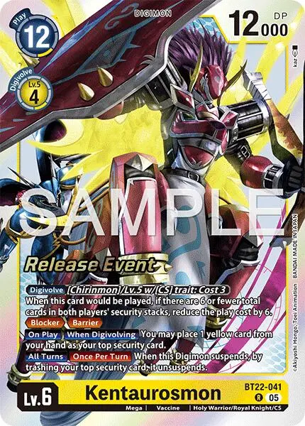 Kentaurosmon [Bt22-041] [Cyber Eden Release Event Cards] 1