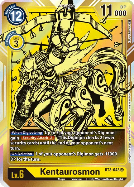 Kentaurosmon [Bt3-043] (Alternate Art) [Release Special Booster Ver.1.0] 1