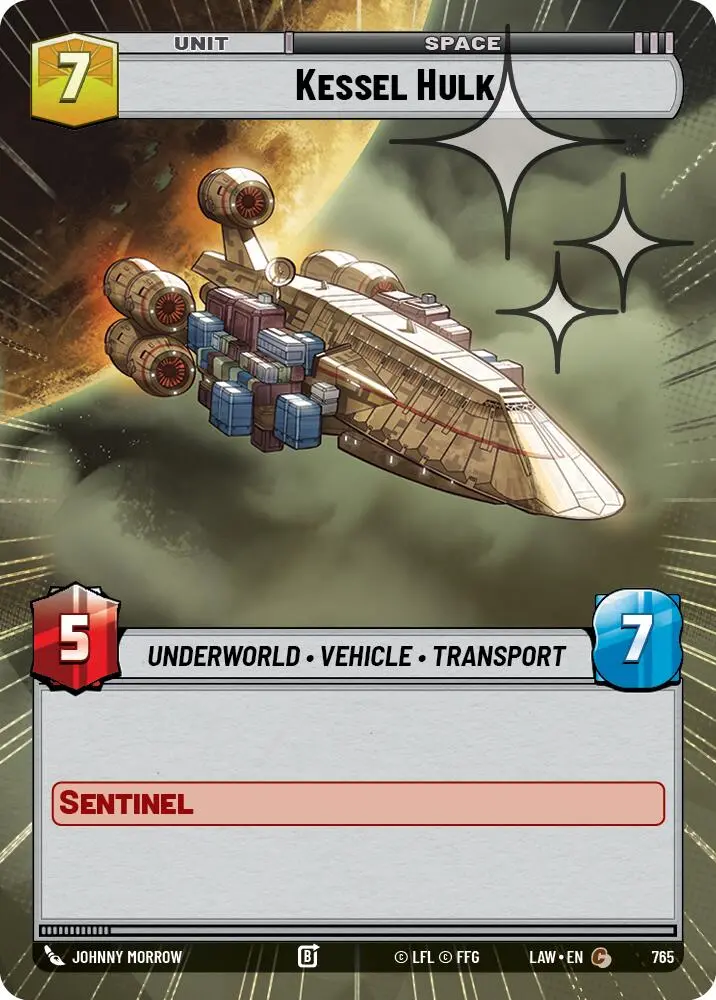 Kessel Hulk (765) (Hyperspace Foil) (765) [A Lawless Time] 1
