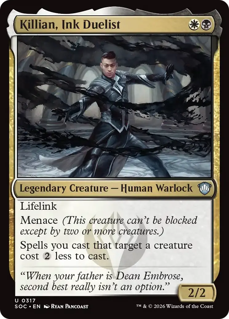 Killian, Ink Duelist [Secrets Of Strixhaven Commander] 1