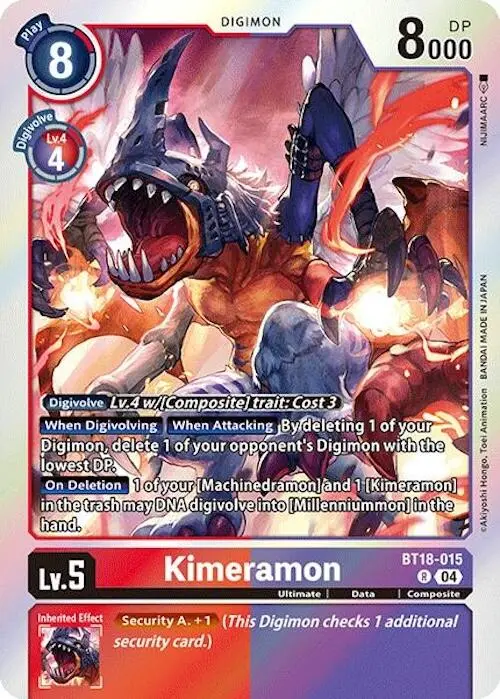 Kimeramon [Bt18-015] [Release Special Booster Ver.2.0] 1