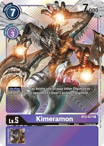 Kimeramon [Bt2-077] (Official Tournament Pack Vol.4) [Release Special Booster Promos] 1