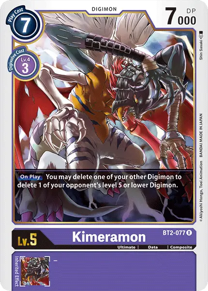Kimeramon [Bt2-077] [Release Special Booster Ver.1.0] 1