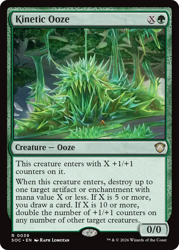 Kinetic Ooze [Secrets Of Strixhaven Commander] 1