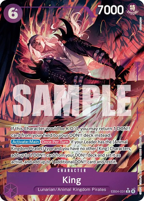 King (Alternate Art) [The Azure Sea's Seven] 1